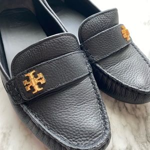Tory Burch Black Kira Driver Loafers NWOT sz 8